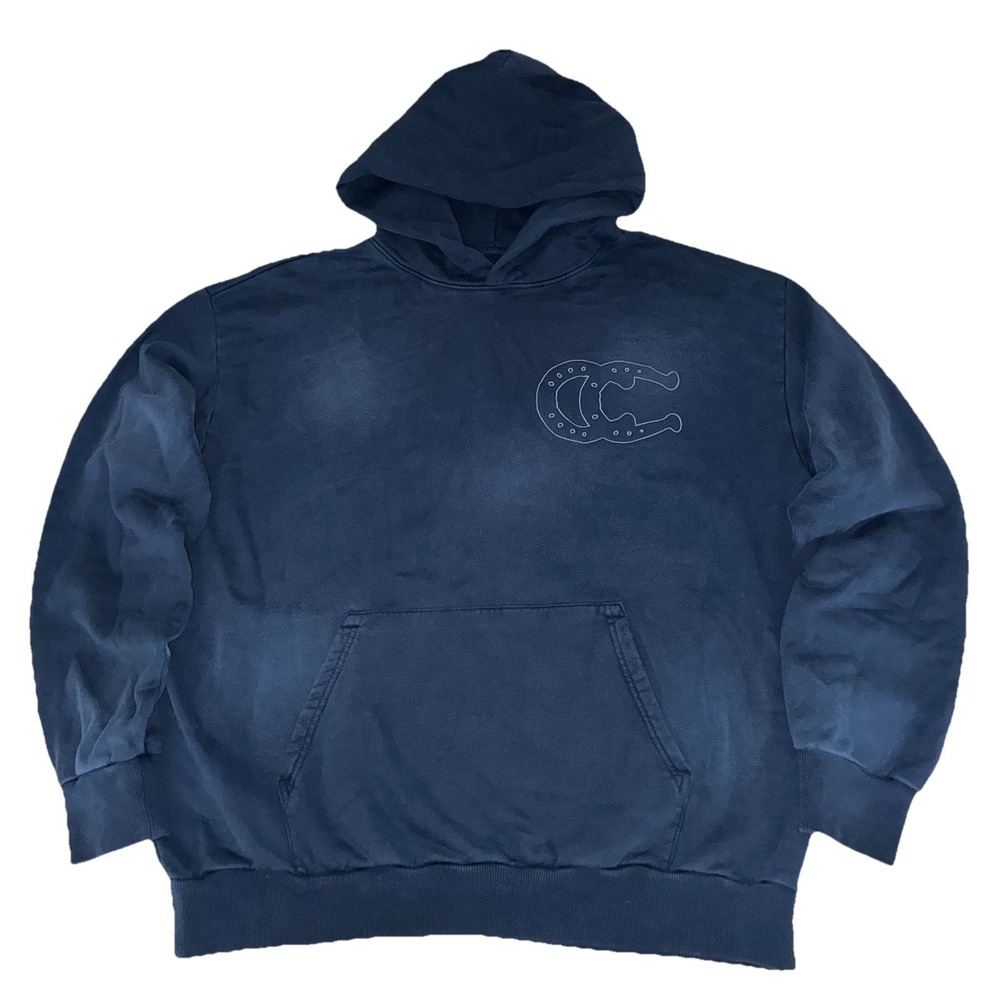 Beyonce 16 Carriages  Hoodie XL Blue Cowboy Carter Tour Merch NEW *flaws